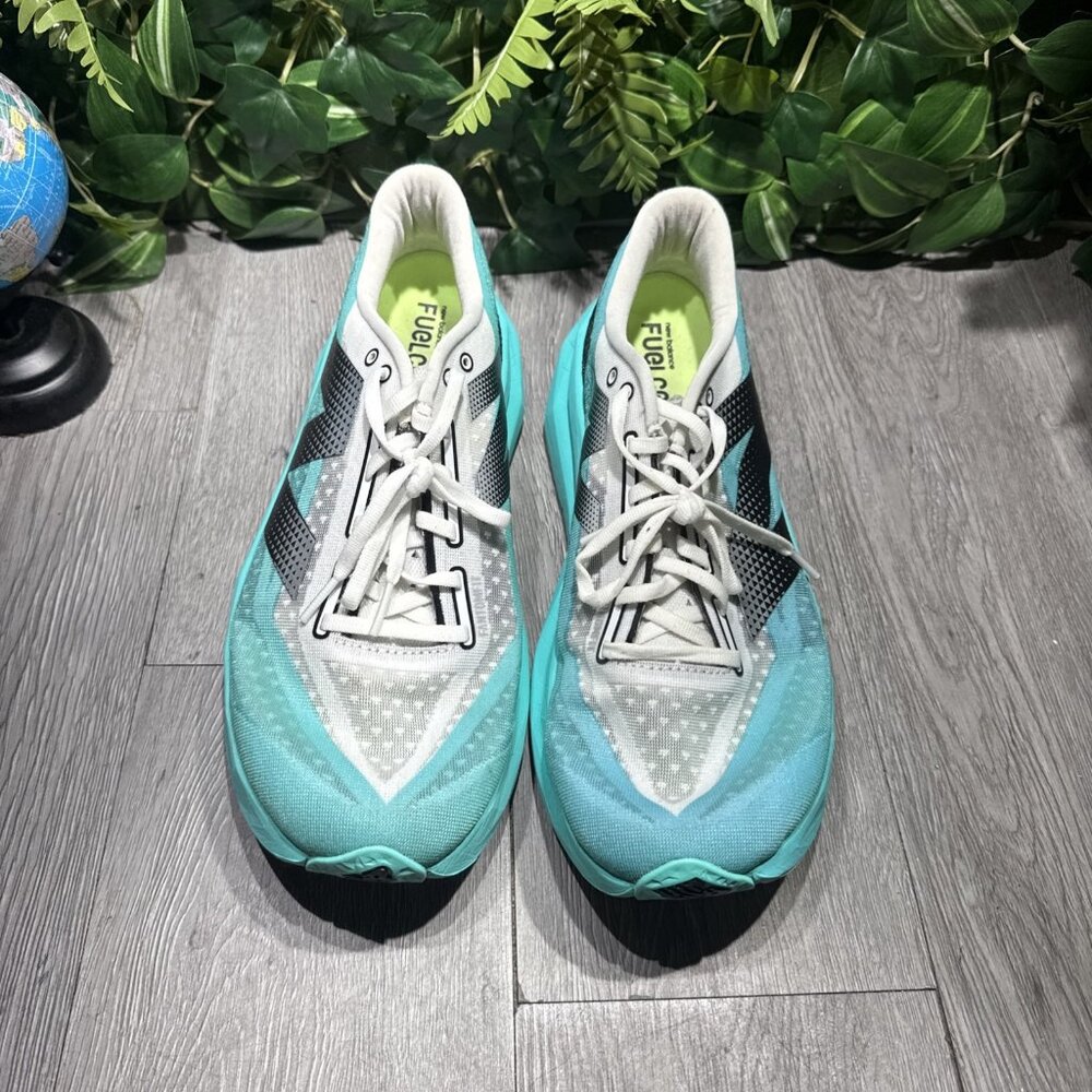 New Balance FuelCell Rebel v4 Running Shoes Mens 12 Cyber Jade/White MFCXCT4 - Picture 2 of 10